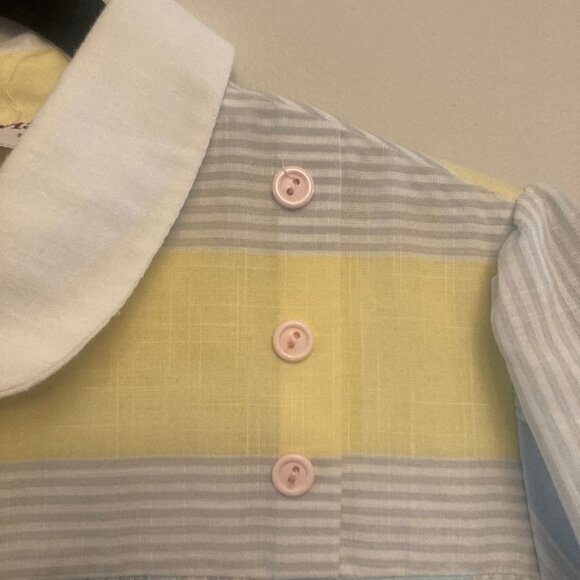 Pastel Shift Dress With Peter Pan Collar - Picture 4 of 5